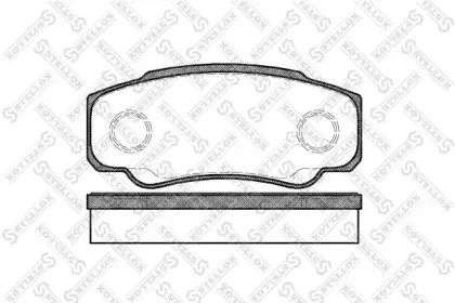 Комплект тормозных колодок, дисковый тормоз STELLOX купить